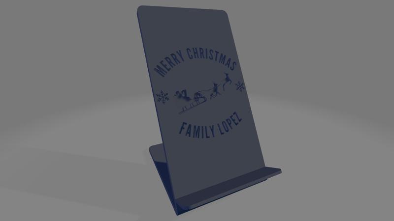 Lopez Family Christmas Phone Stand – The Perfect Holiday Gift!