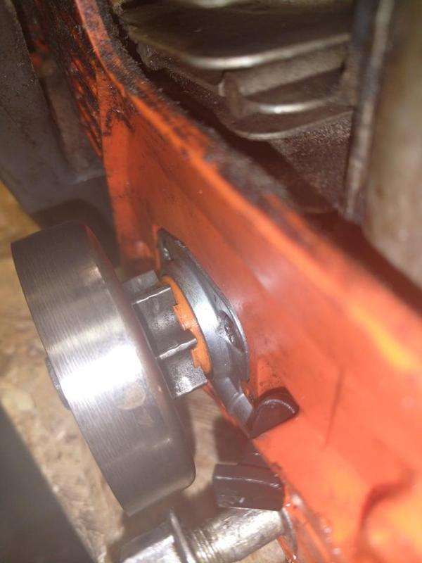 Oleo-Mac 940C oil pump worm drive gear