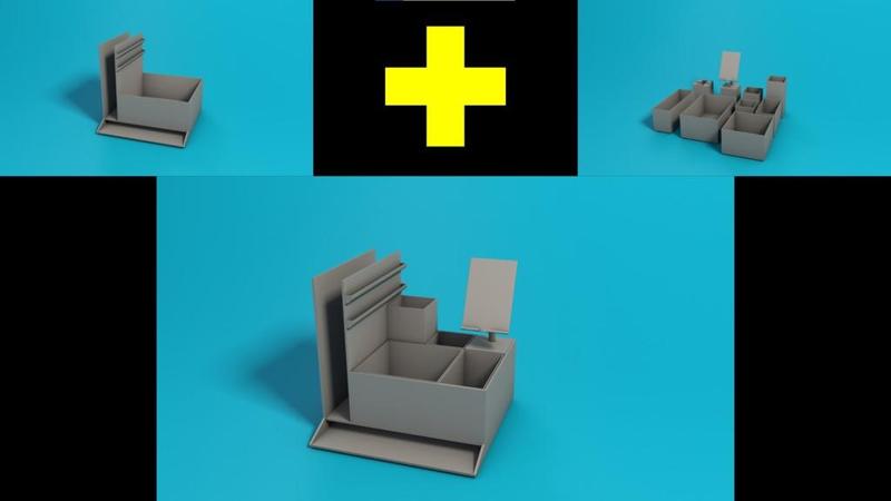 Customizable desk organizer