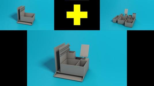 Customizable desk organizer