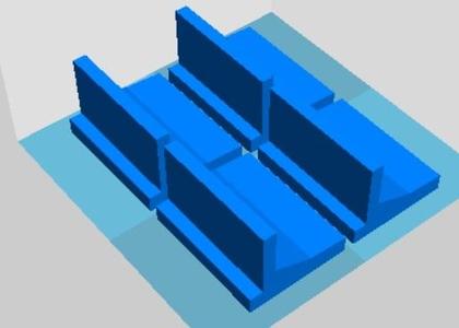 Laminate floor wall spacer single
