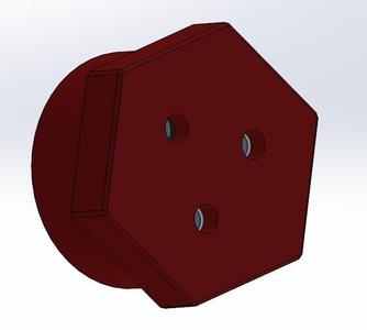 Solid cap for PET Bottles