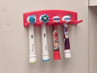 Electric toothbrush heads holder