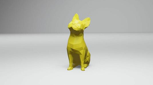 Low Poly French Bulldog