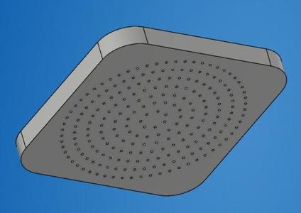 Pomme de douche carree - square shower head