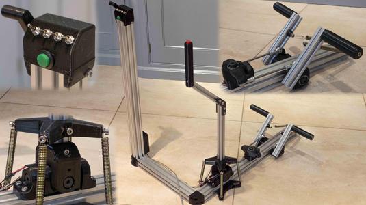 Flight Simulator Joystick and Rudder Pedals