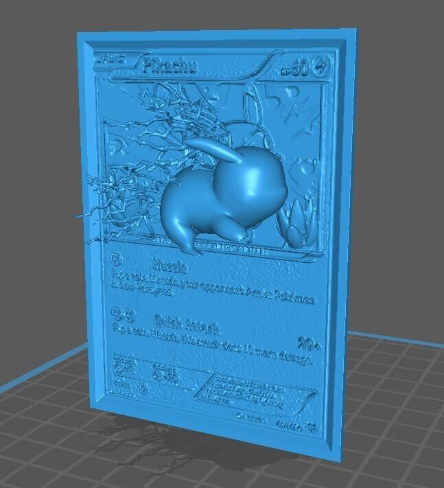 0025 Pikachu Pokemon Pop Up Card (Fanart)