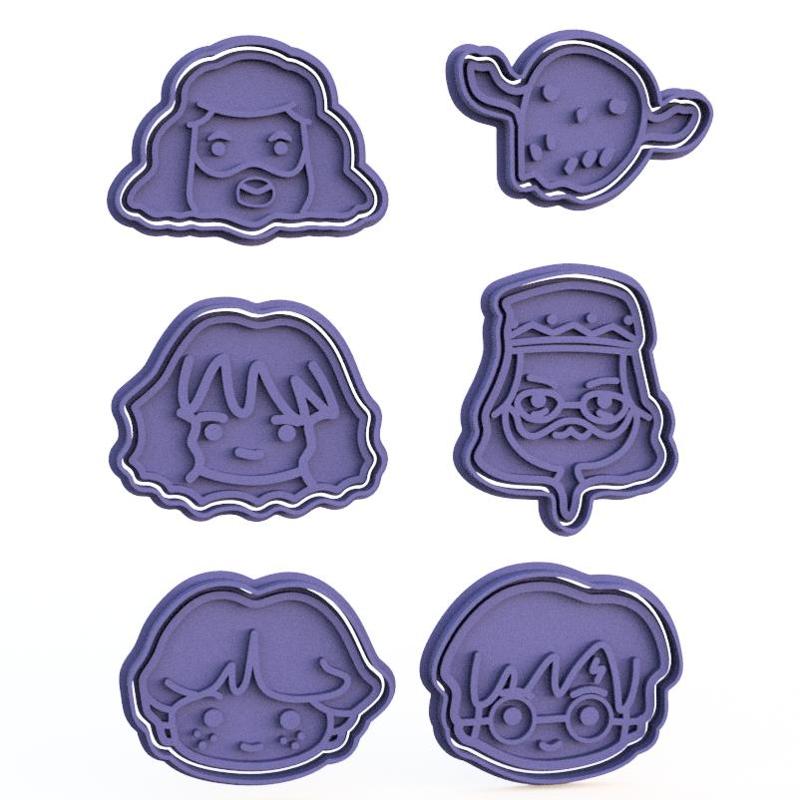 Harry Potter cookie cutter set of 6