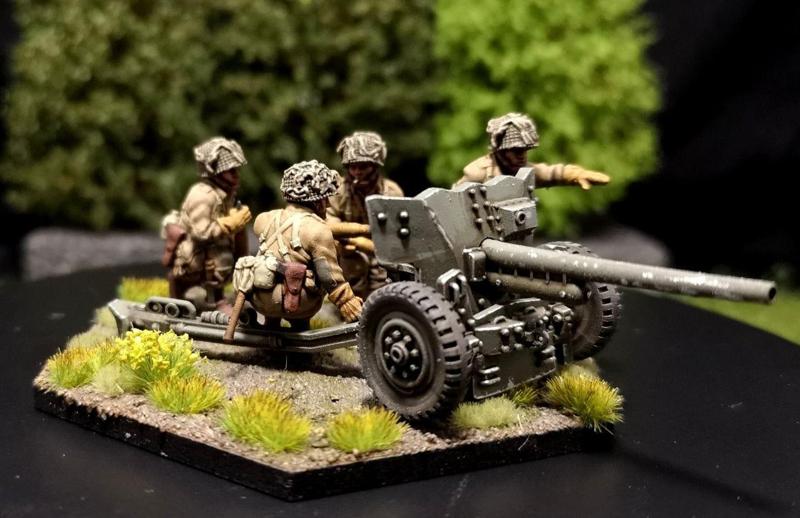 WW2 28mm US AIRBORNE 57mm AT GUN