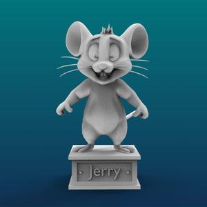 Jerry Cartoon Figure Print – 3D Printer
