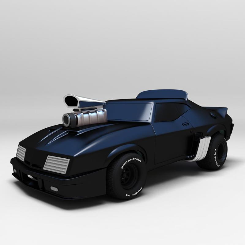 Ford Falcon XB Interceptor  "Mad Max" - Cartoon