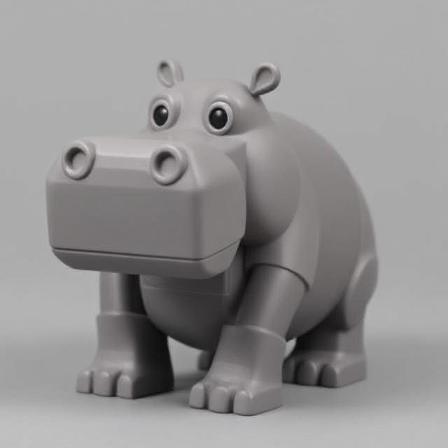 Cute Chubby Hippo – The Round River Buddy 🦛💕