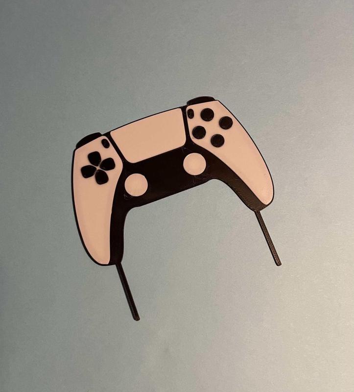PS5 controller cake topper