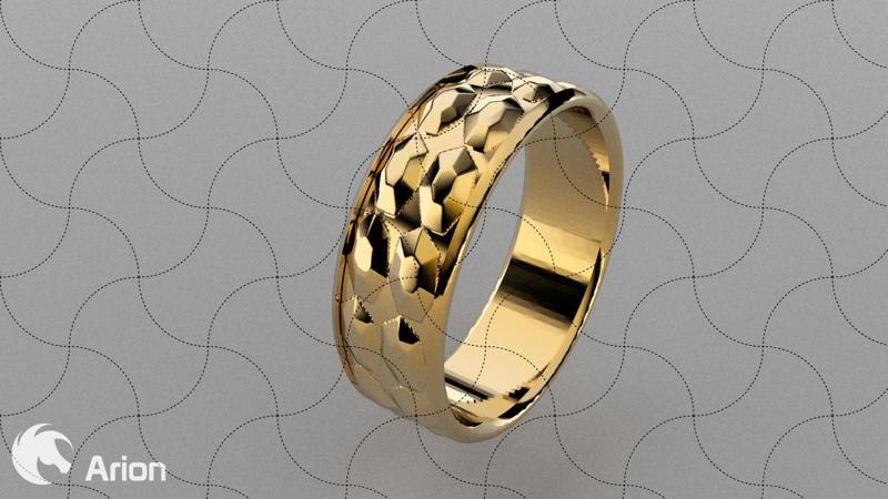 Fine Jewelry, Modern Textured Ring 67