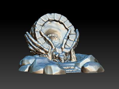 Undead Demon Devil Portal for 28mm gaming like dnd
