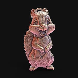 cute cartoon squirrel pentant