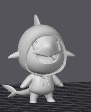 Shark in Hoodie