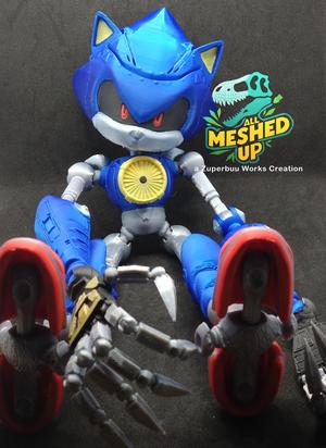 Articulated Metal Sonic Toy