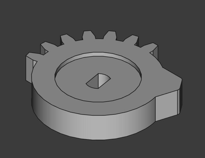 1975 Datsun 280Z HVAC control gear