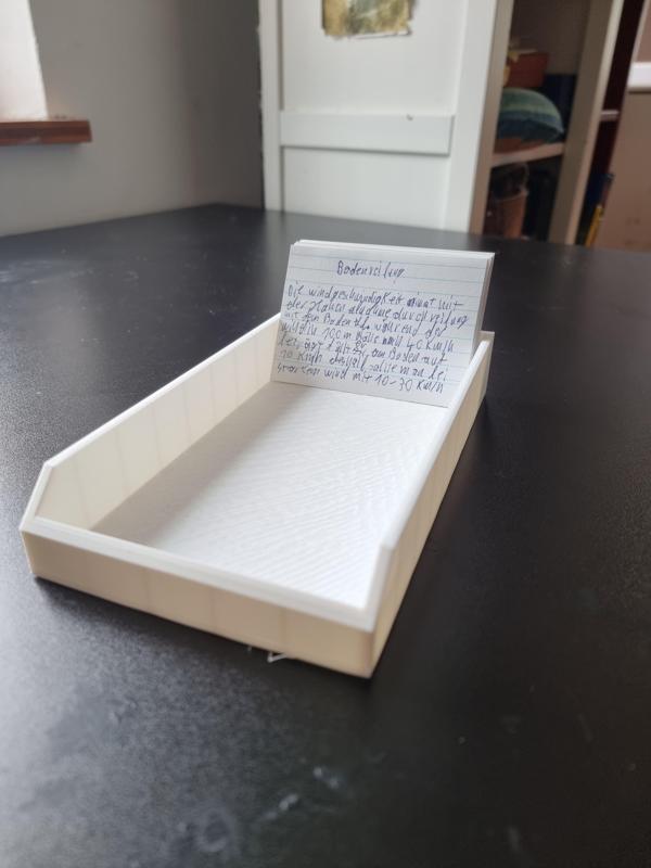 Karteikartenbox für große Karten