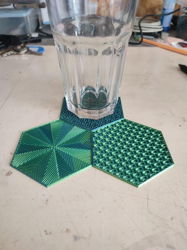 Glass coaster