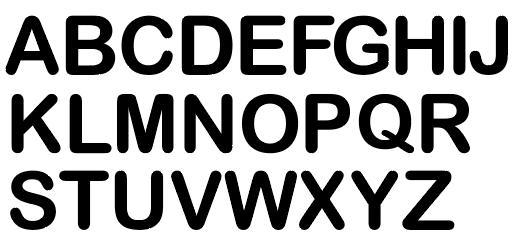 Upper Case Alphabet Letters