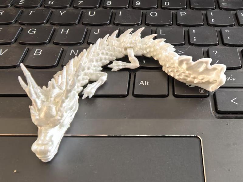 Xuandu Dragon King Cub—Print-in-Place Articulated Version—Year of the Snake Gift