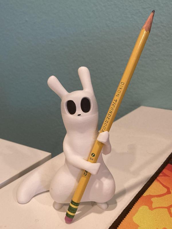 Rain World Slugcat Pencil Holder w/ AMS and Eye Change