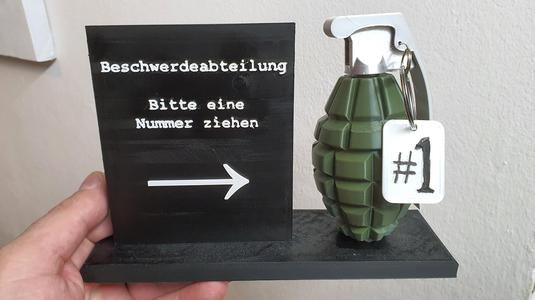 Deutsche Version für Complaint department