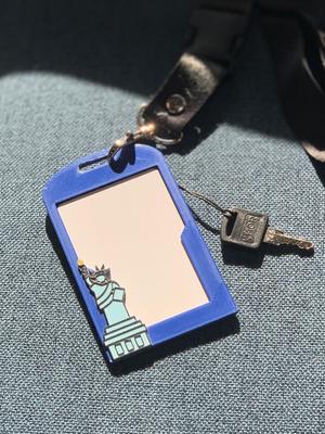 Card holder - Lanyard Card Holder Statue of Liberty