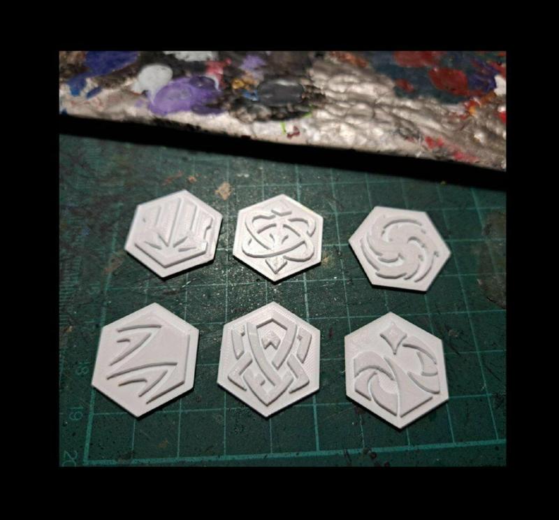 Lorcana - Ink Type 3D Buttonized Emblems   (Free)