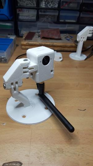 ESP32 cam enclosure with adjustable joint/mount (180 degrees)