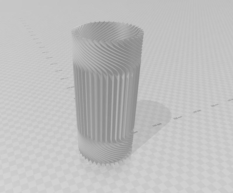 Wave-vase