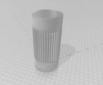 Wave-vase