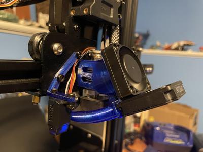 Extra Durable Mini-Me Hotend Duct (Ender 3 4010 Fan)
