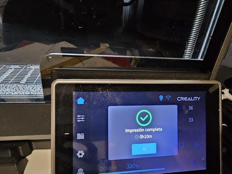 tapa puerta frontal Creality K1C