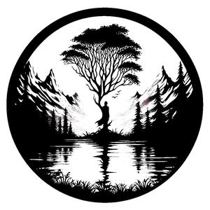 Wall art: The landscape in his mind