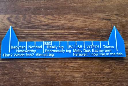 The one and only fish length meter for professional fishermen!