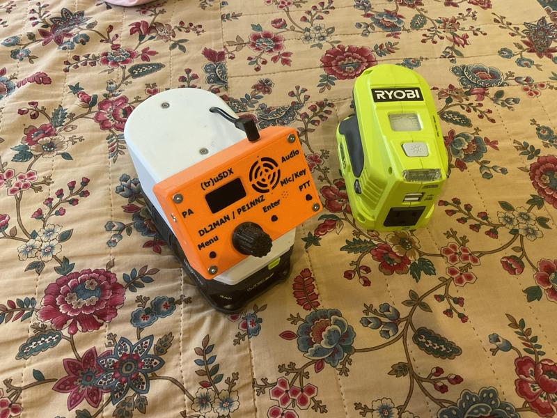 Ryobi 18V power supply for (tr)uSDX