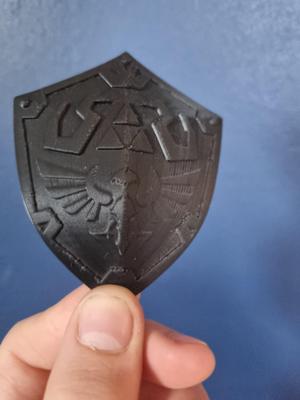 The Hylian shield From the legend of Zelda