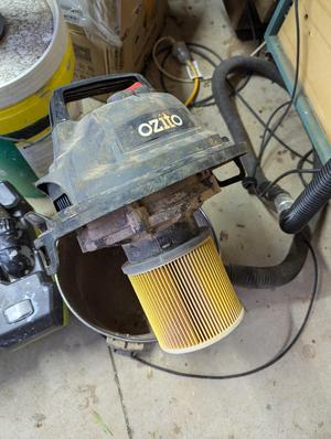 Ozito 12L Vacuum HEPA filter mod