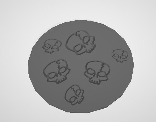 Skull coaster
