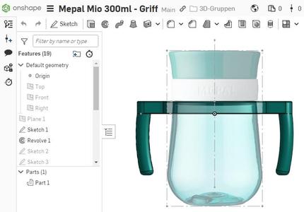 Mepal Mio 300ml - Griff