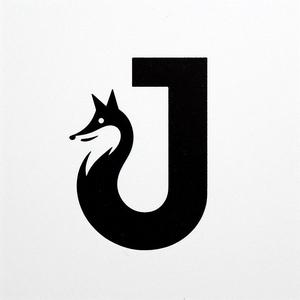 Fox alphabet: Letter J (version 1)