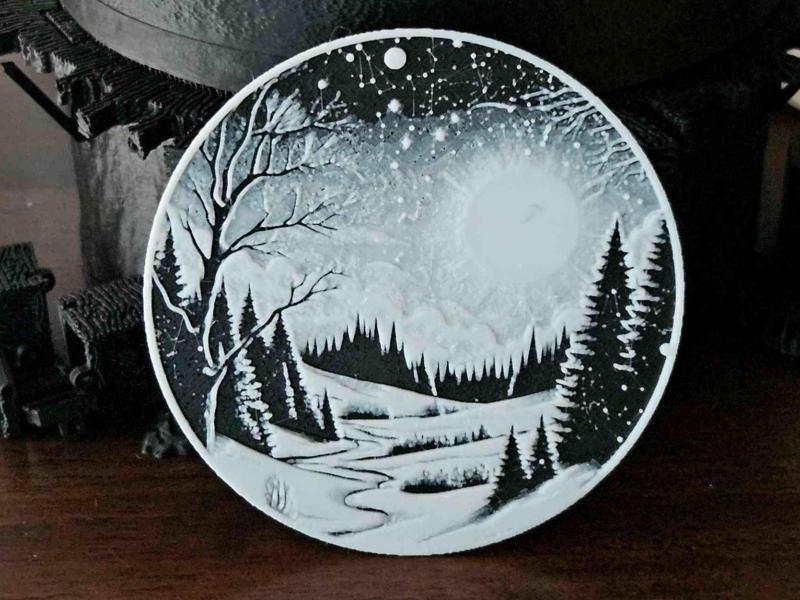 Coaster - Moonlit Winter Night
