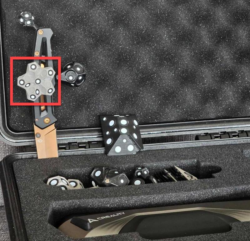 Magnetic 3D Scanning tracking marker platform flat 3mm