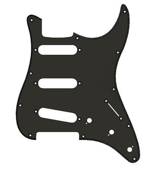 Fender Style Pickguard SSS - 11 Holes