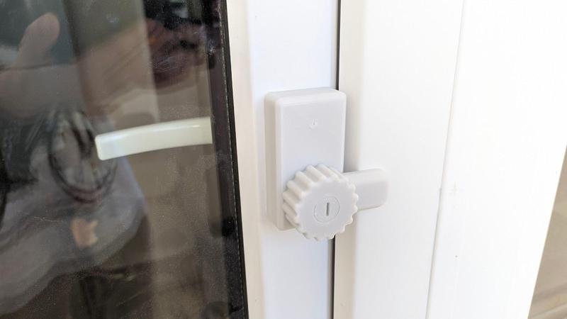 Balcony door lock