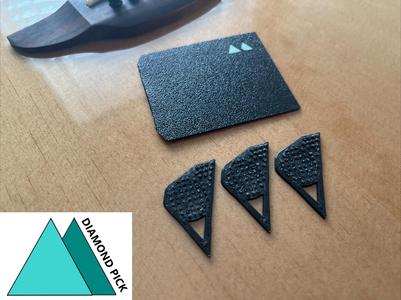 "DiamondPick" Guitar Pick with Carrying Case!