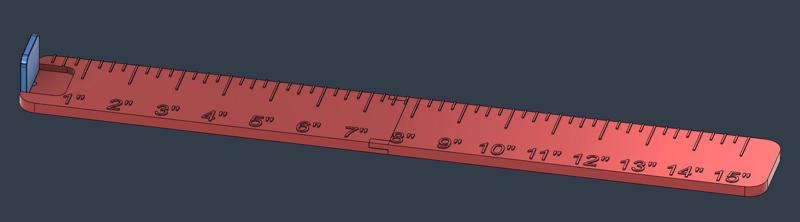 15" Fish Ruler